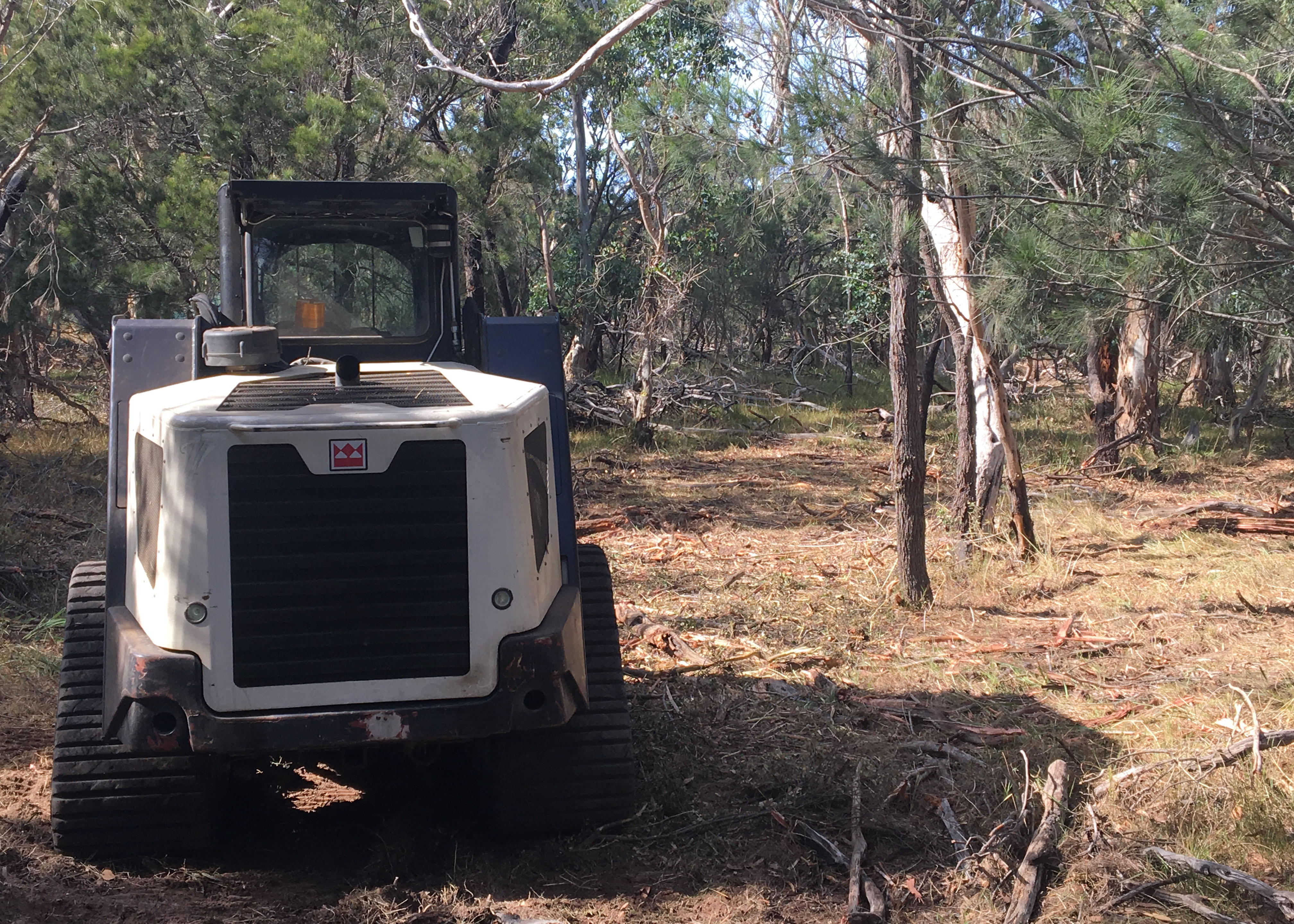 Mulching at Ocean Grove