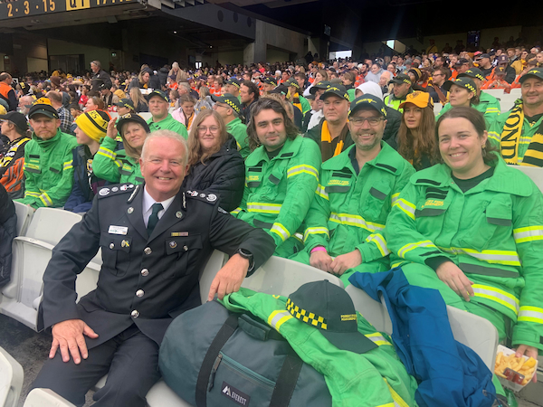 Chris at the emergency services games 