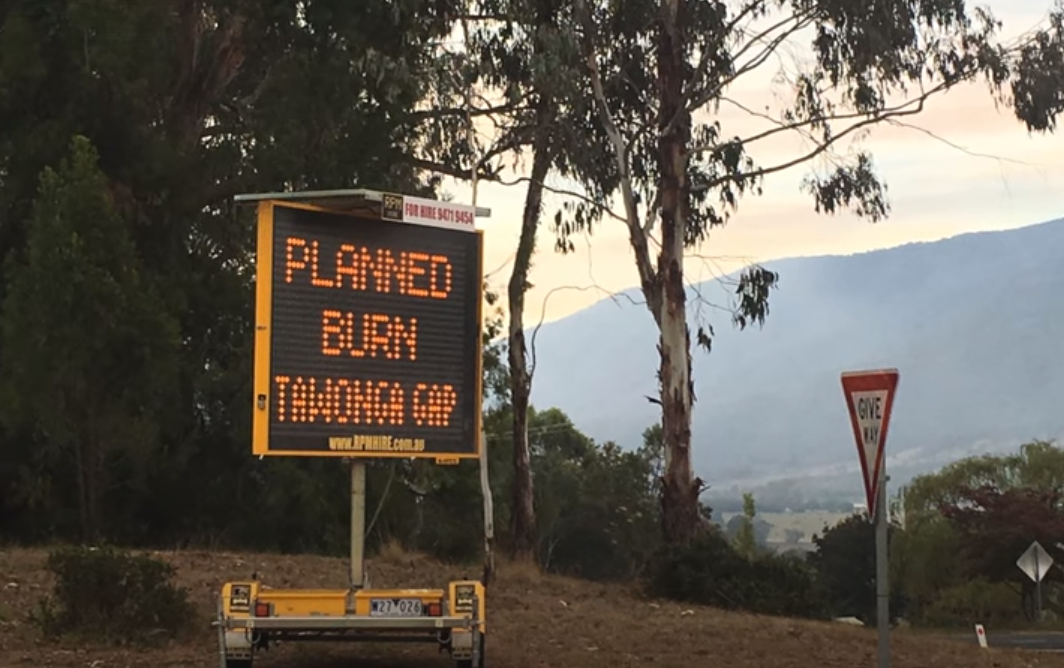 Tawonga planned burn