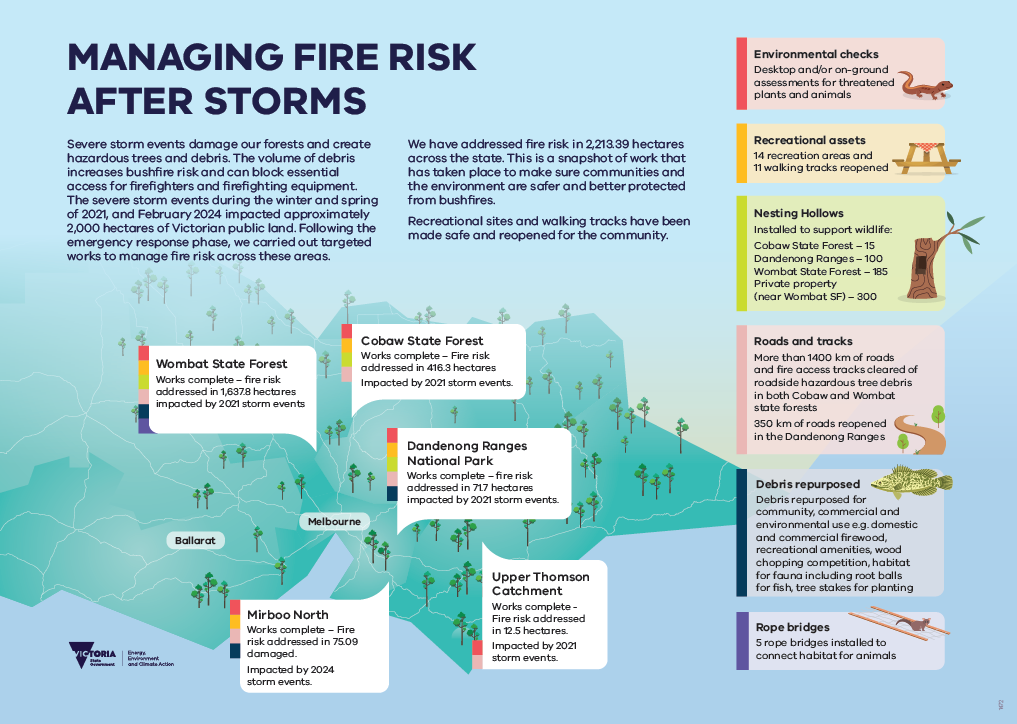 Managing fire risk after storm