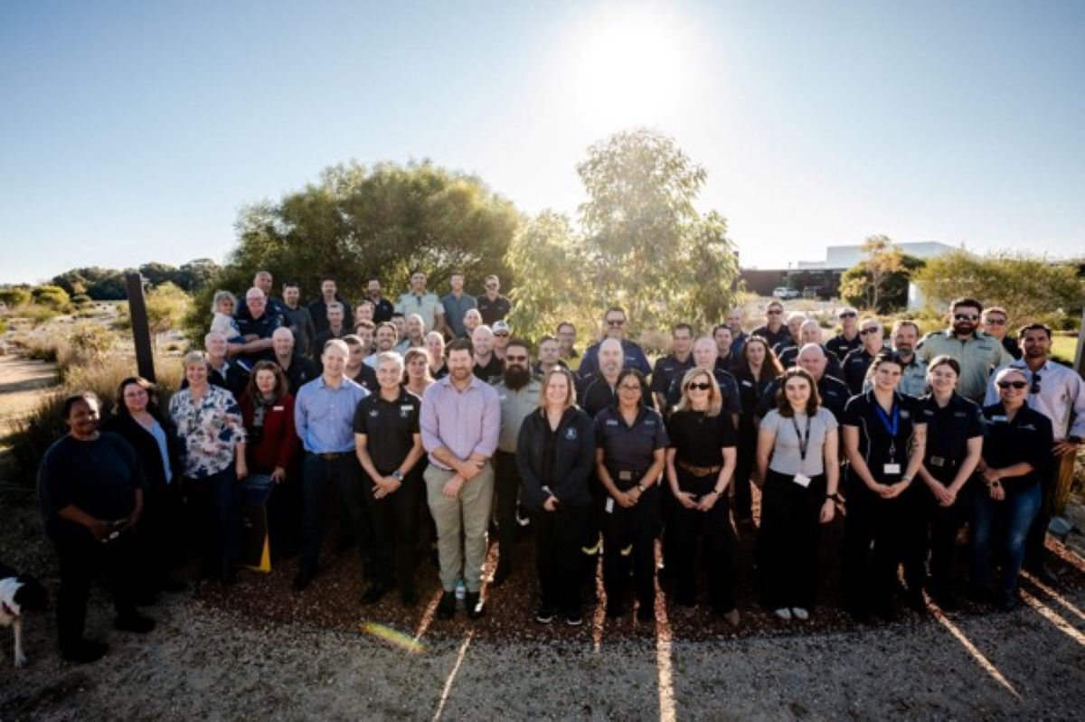Group photo taken at the cultural fire knowledge exchange
